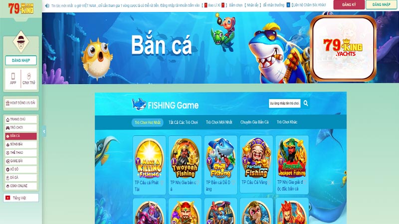 Lý do Bắn cá 79king online được nhiều người yêu thích là gì?